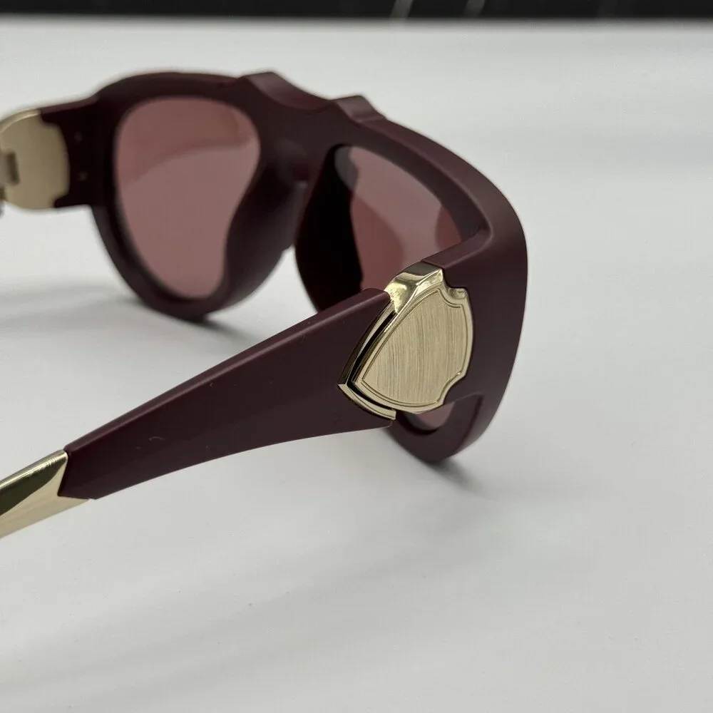 NEW BURBERRY BE4433U 414075 SUNGLASSES BURGUNDY UNISEX BE4433U 4140/75 BURBERRY